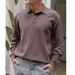 Alex Crane Caza Polo in Coffee